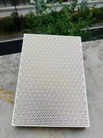Decorações cerâmicas cerâmicas de favo de mel de armazenamento térmico quadrado